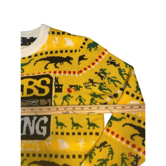 *SOLD* NWOT Neebs Gaming Dinosaur Ugly Christmas Sweater – Size L GamerGift - Picture 4 of 7